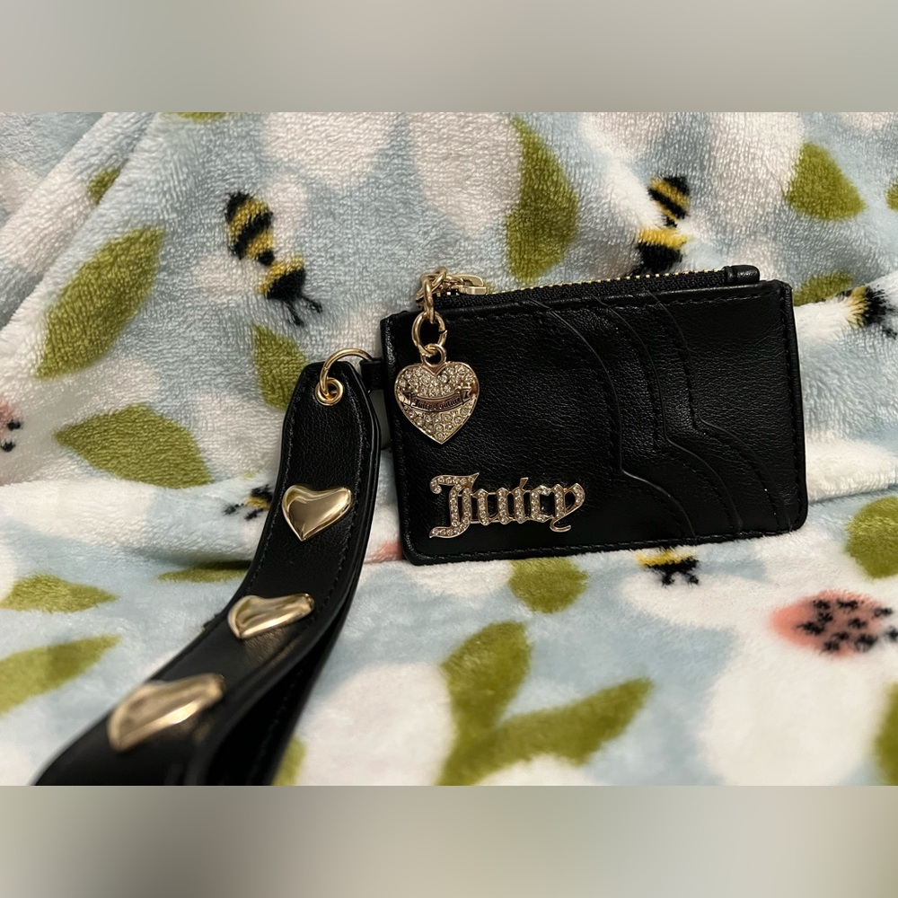 Juicy Couture Black Wallet with Gold Accents🌟